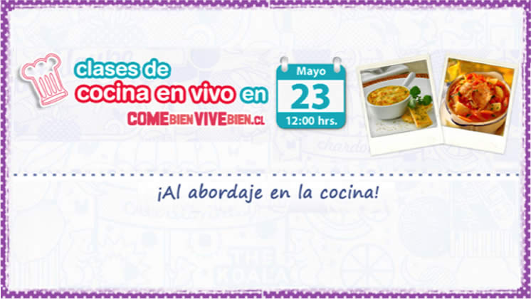 Nueva clase de Cocina en Vivo