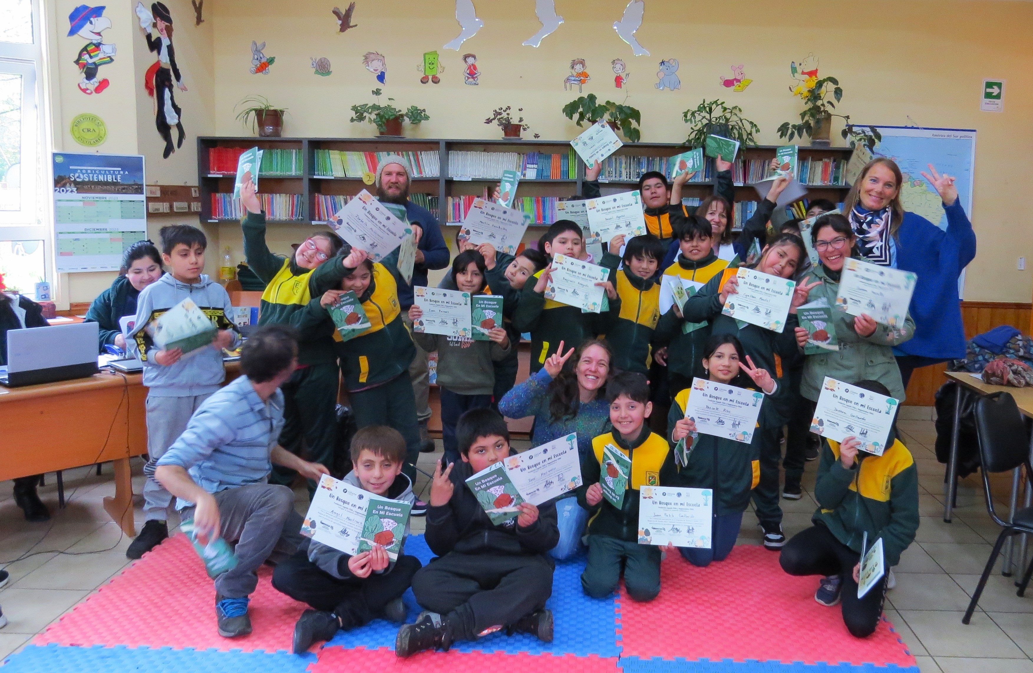 Nestlé Chile implementó programa para cuidar el suelo en escuelas rurales de la Región de Los Lagos