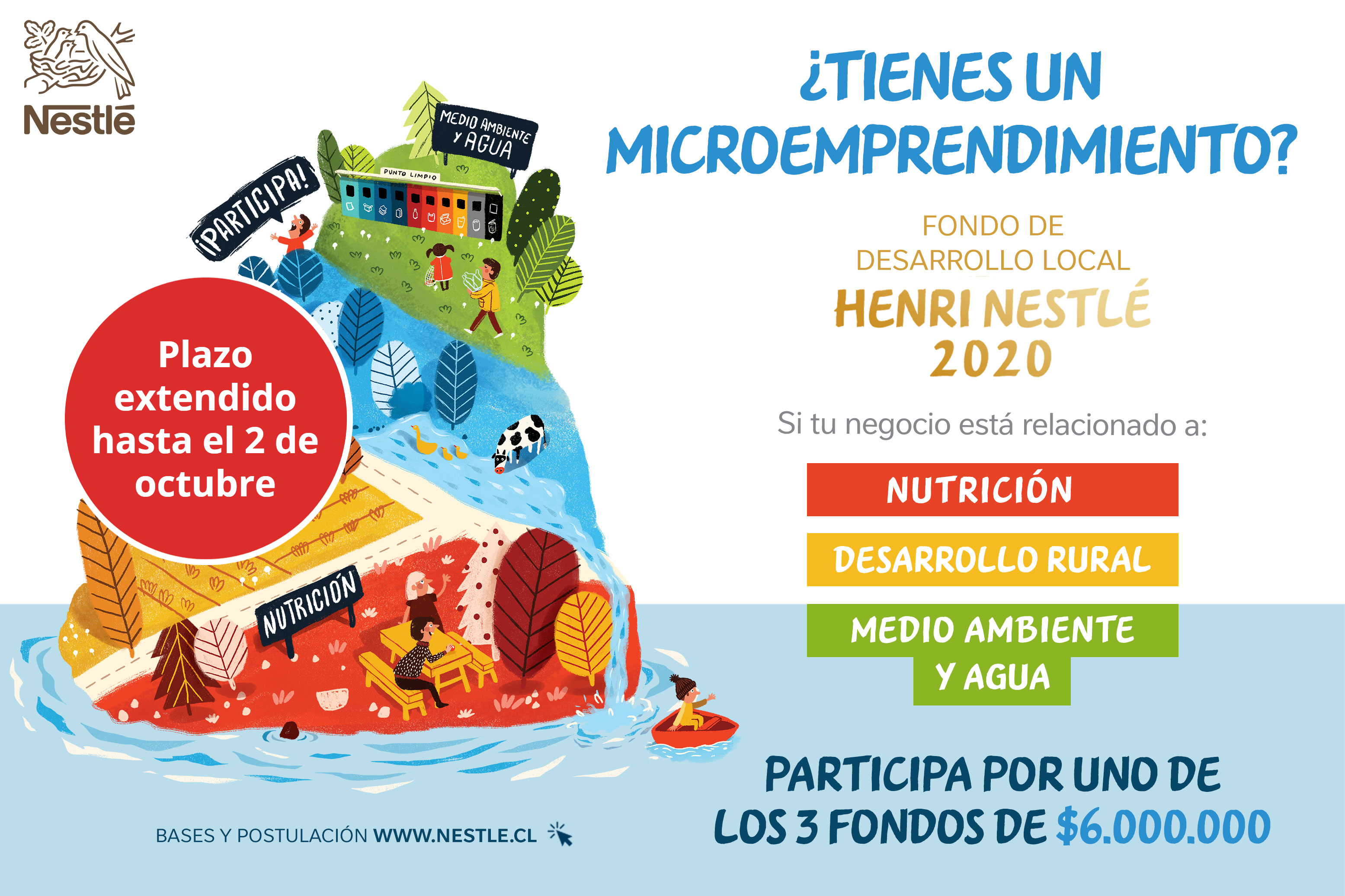 Fondo de desarrollo local Henri Nestlé ampliación del plazo