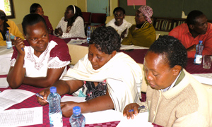 Female coffee farmers take part in training programme