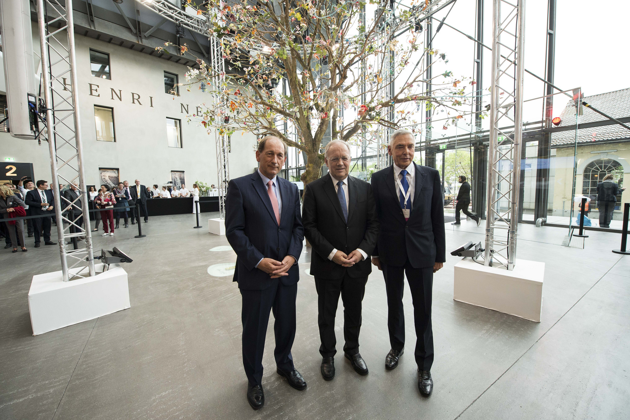 Celebración oficial de los 150 años de Nestlé en Suiza