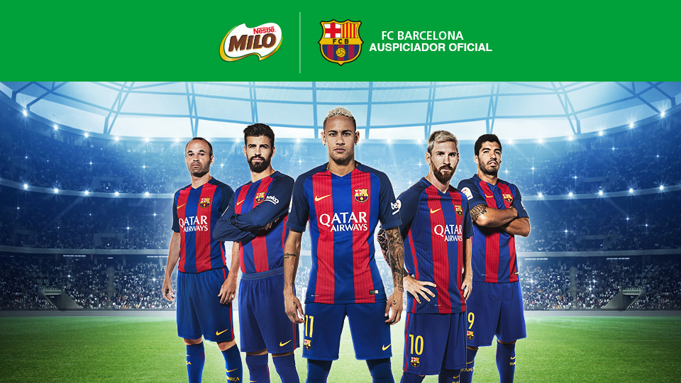 MILO será la bebida oficial de FC Barcelona