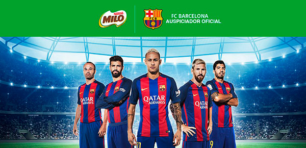 MILO será la bebida oficial de FC Barcelona