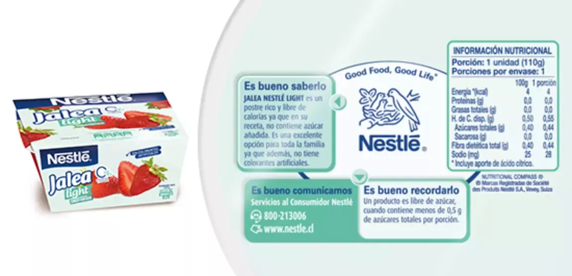 Jalea light NESTLÉ