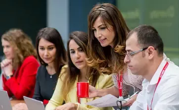 grupo de empleados