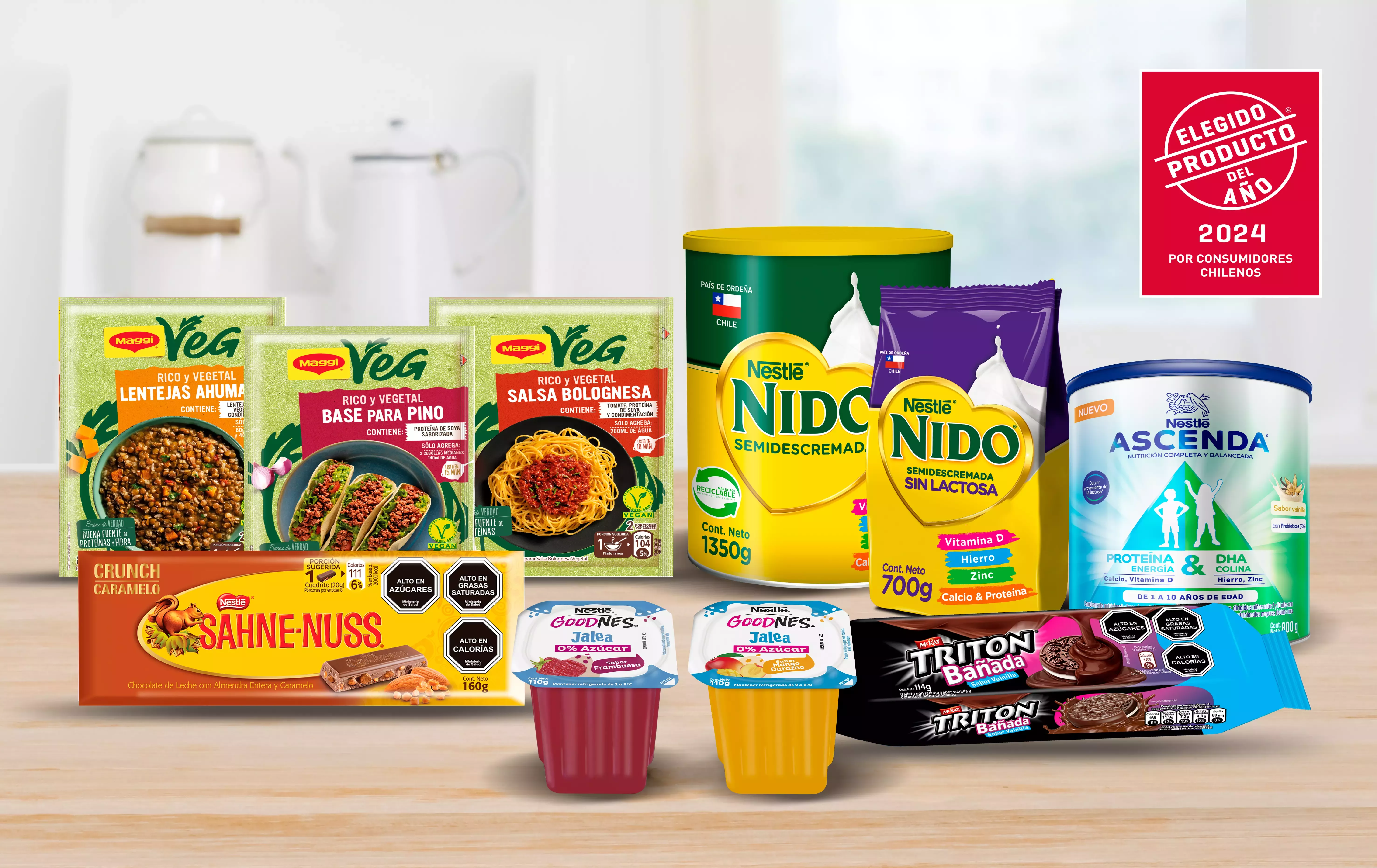 Seis productos de Nestlé Chile fueron distinguidos como Productos del Año 2024