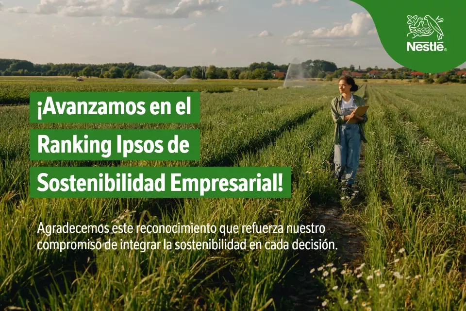 Nestlé Chile destaca en el Monitor de Sostenibilidad Empresarial Ipsos 2025